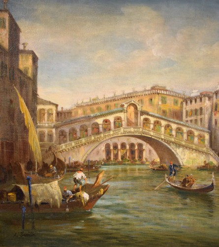 Venise, Grand Canal - Angelo Trentin (Udine1850- Wien1912) - Romano Ischia
